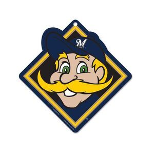 Milwaukee Brewers Mascot Iconic Sign